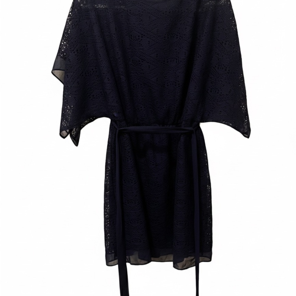 AB Studio Navy Lace Top